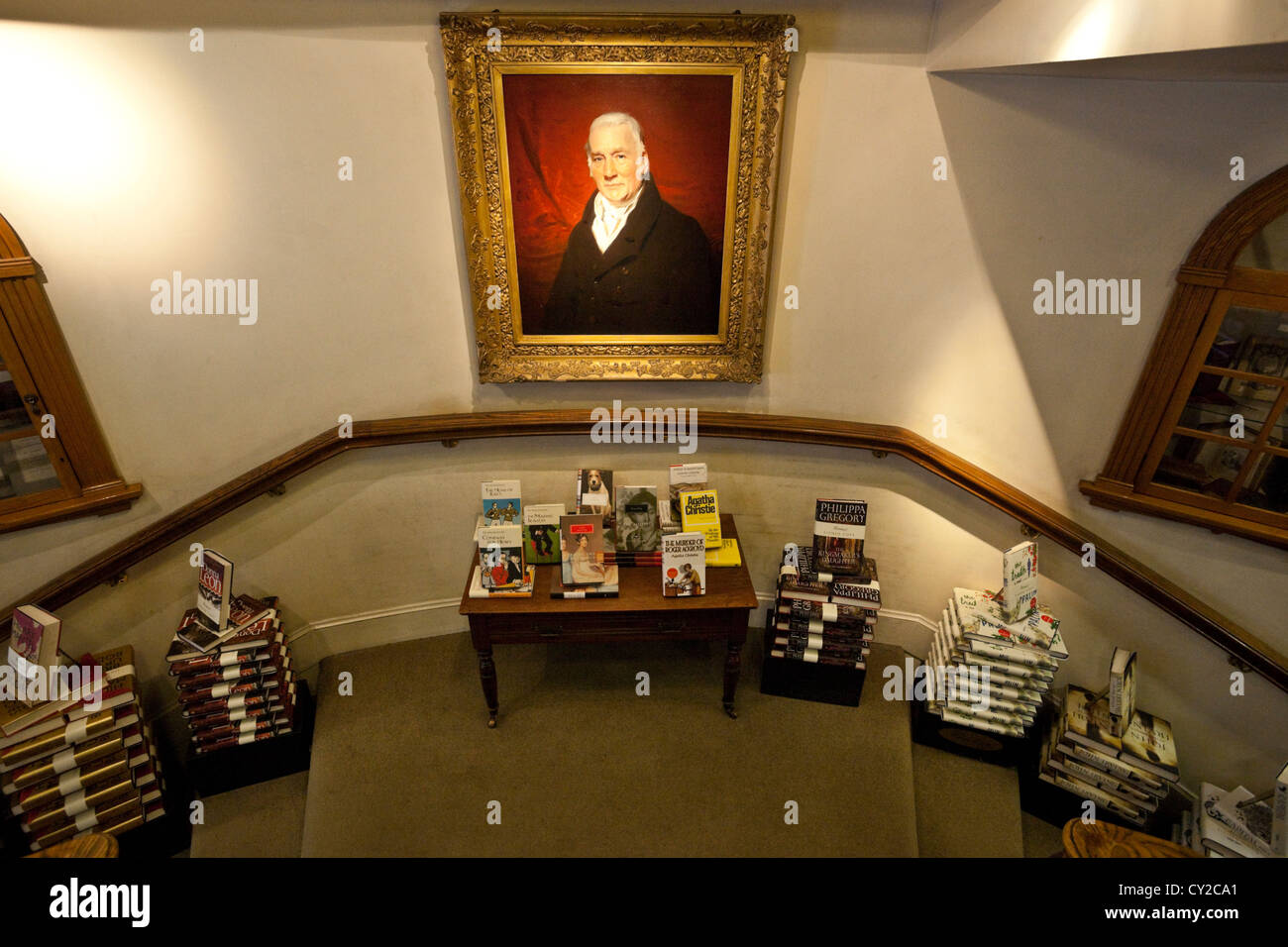Hatchards bookshop interior, London, England, UK Stock Photo