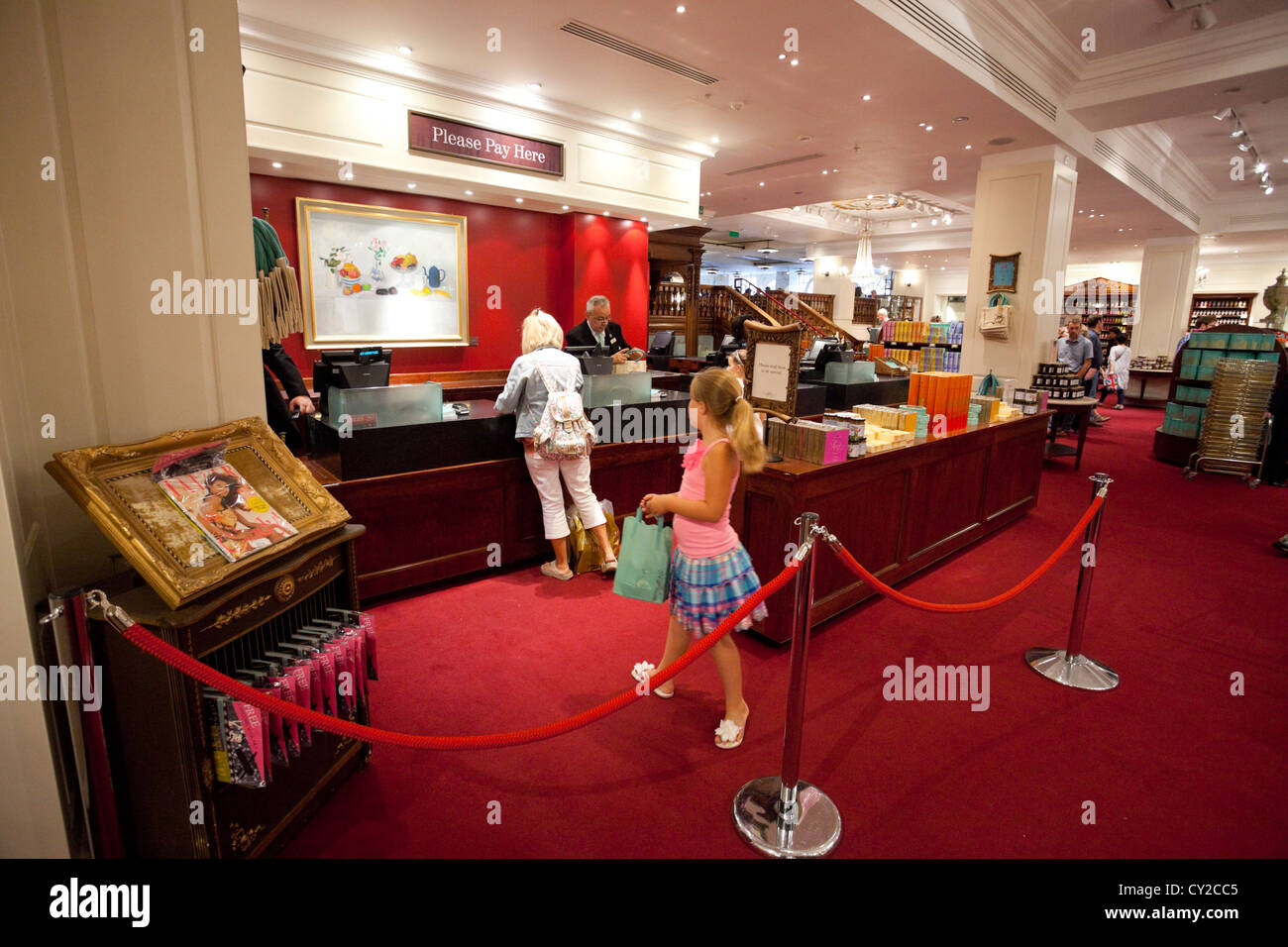 Checkout at Fortnum & Mason, Piccadilly store, London, England, UK Stock Photo
