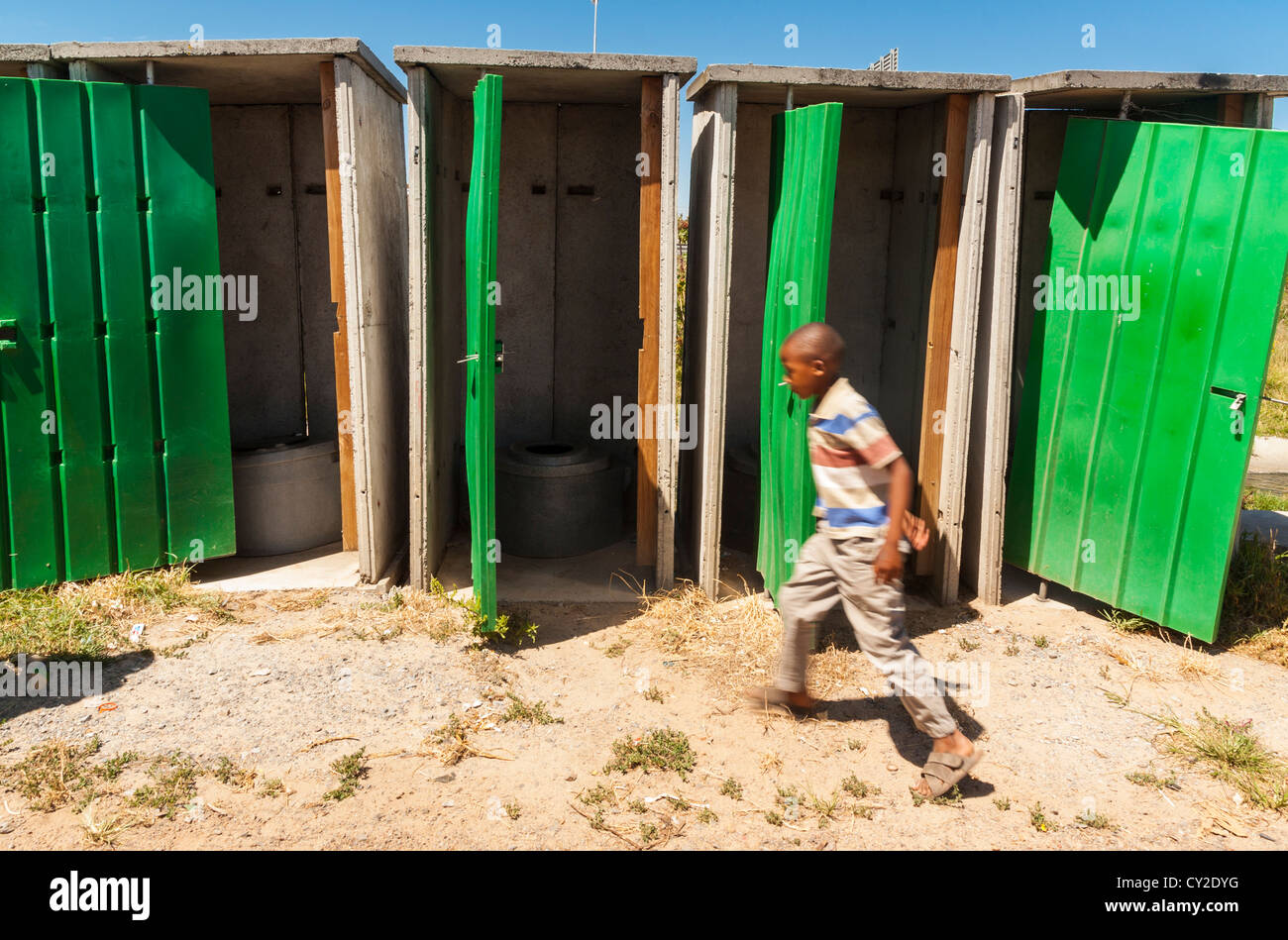 public toilets, Langa township, Cape Town Stock Photo Alamy