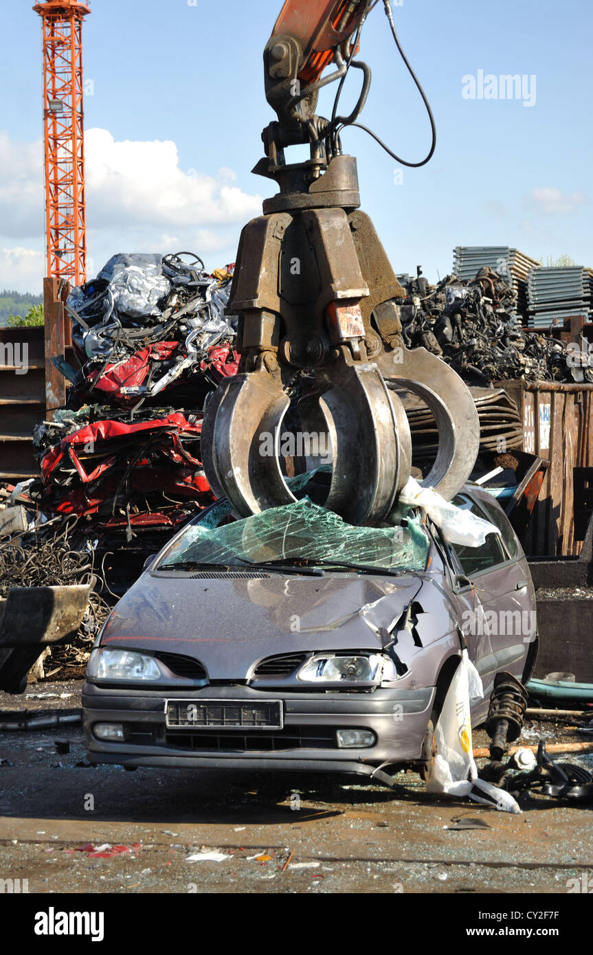 auto wrecking yards on Car Junkyard Scrap Yard Germany High Resolution Stock Photography And Images Alamy