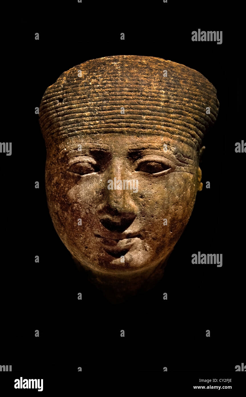 Head of a goddess New Kingdom Ramesside Dynasty 19 reign of Seti I