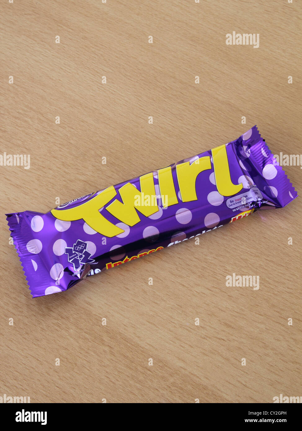 Cadbury's Twirl Chocolate Bar Stock Photo