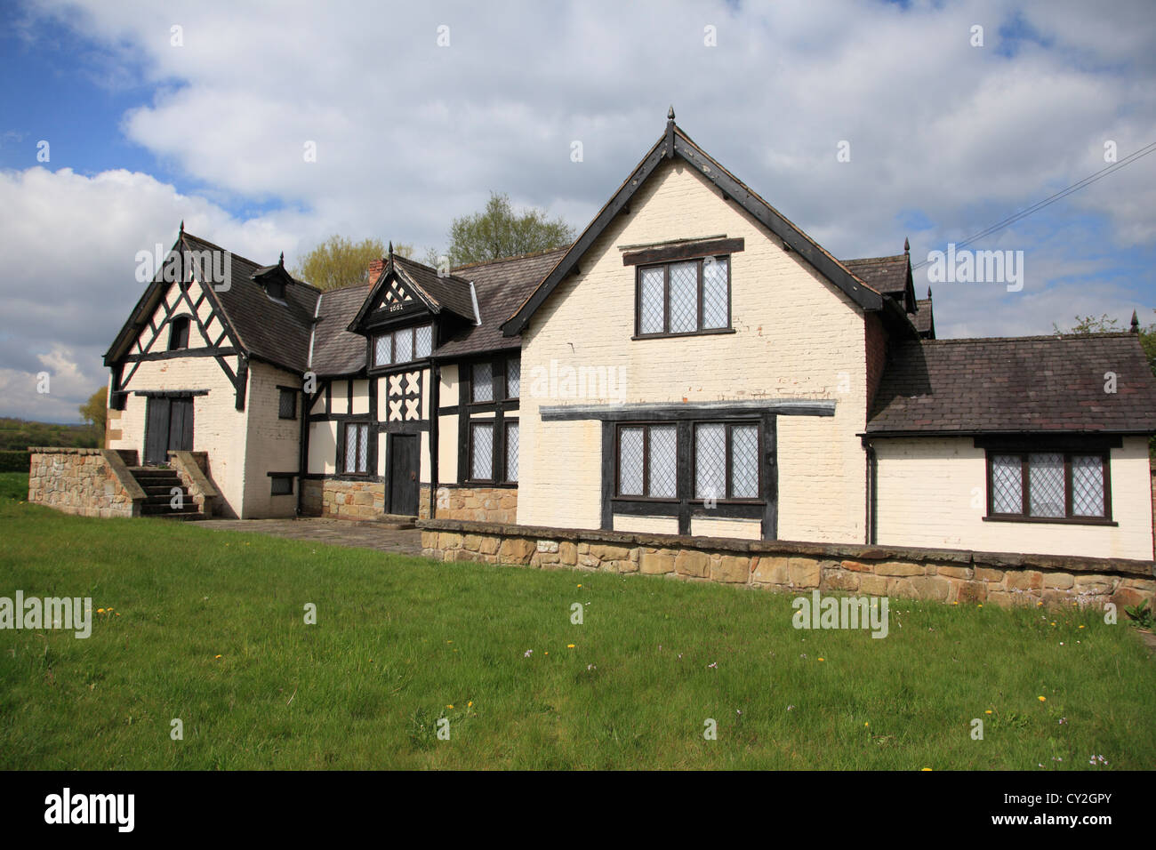 16th Century Rossett Mill, Marford Mill, Wrexham, North Wales, UK Stock