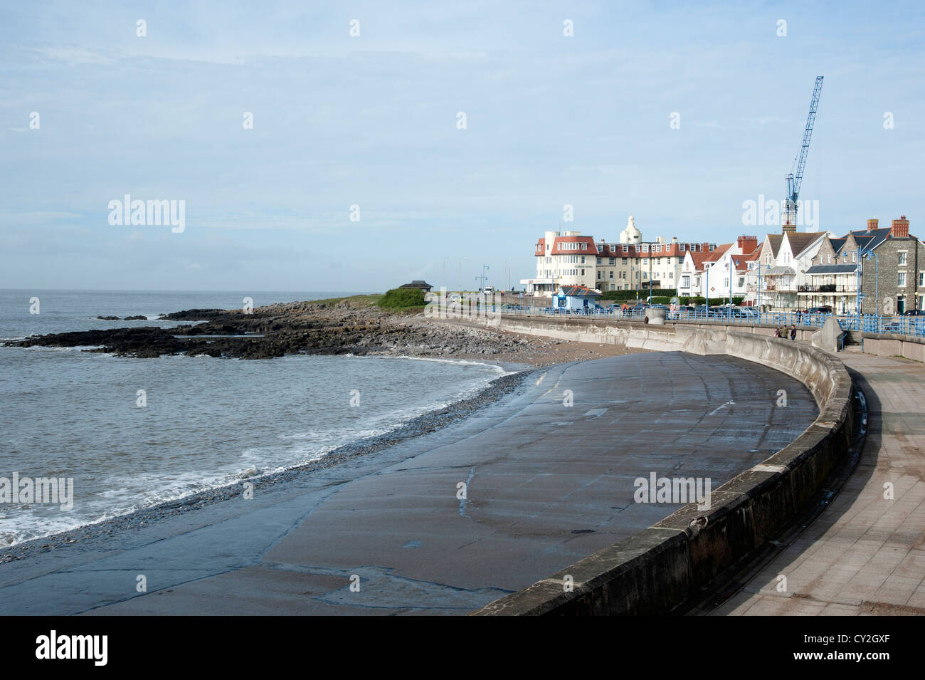 Seafront at Porthcawl South Wales UK Welsh seaside resort Stock Photo
