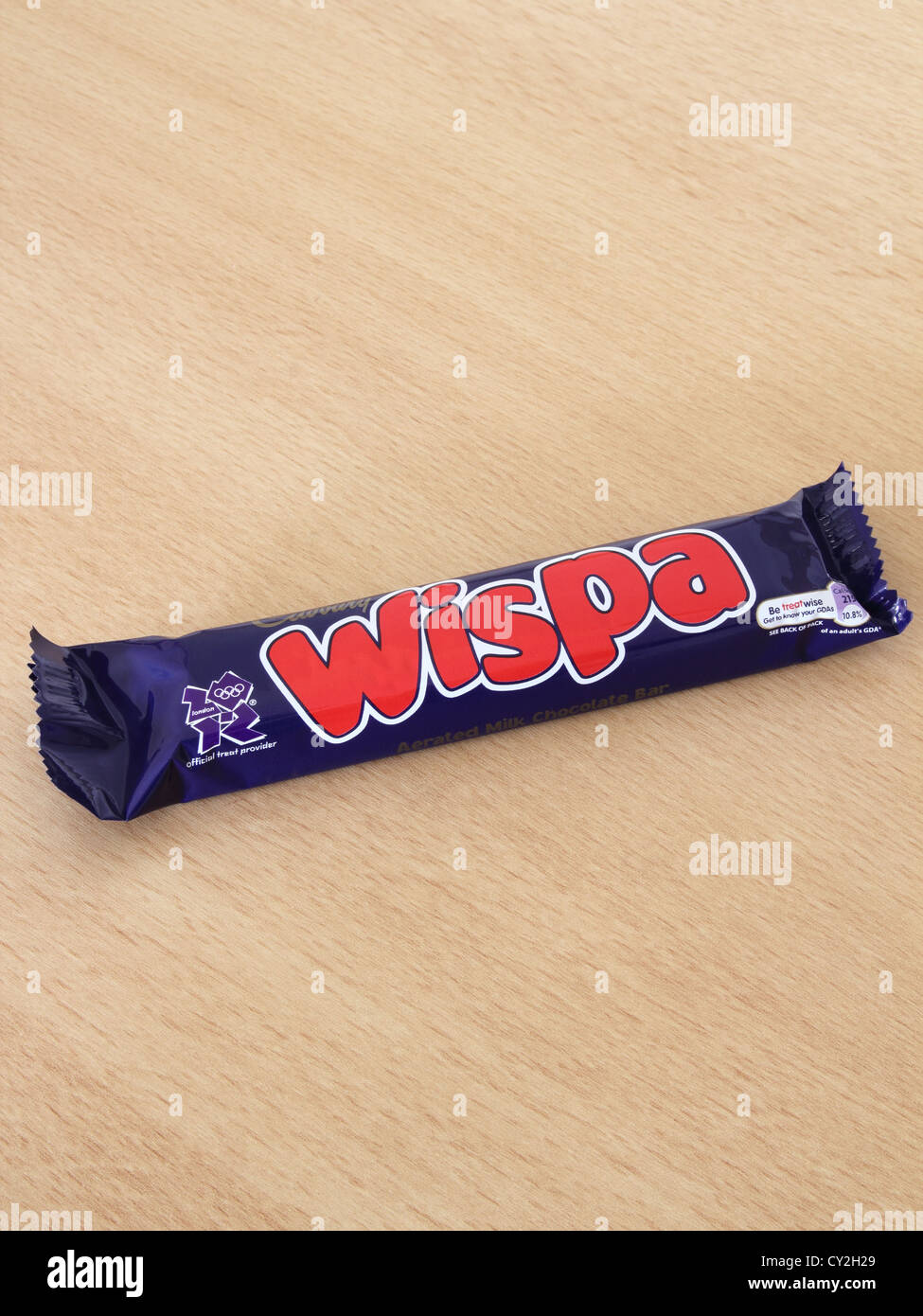 Cadbury's Wispa Chocolate Bar Stock Photo