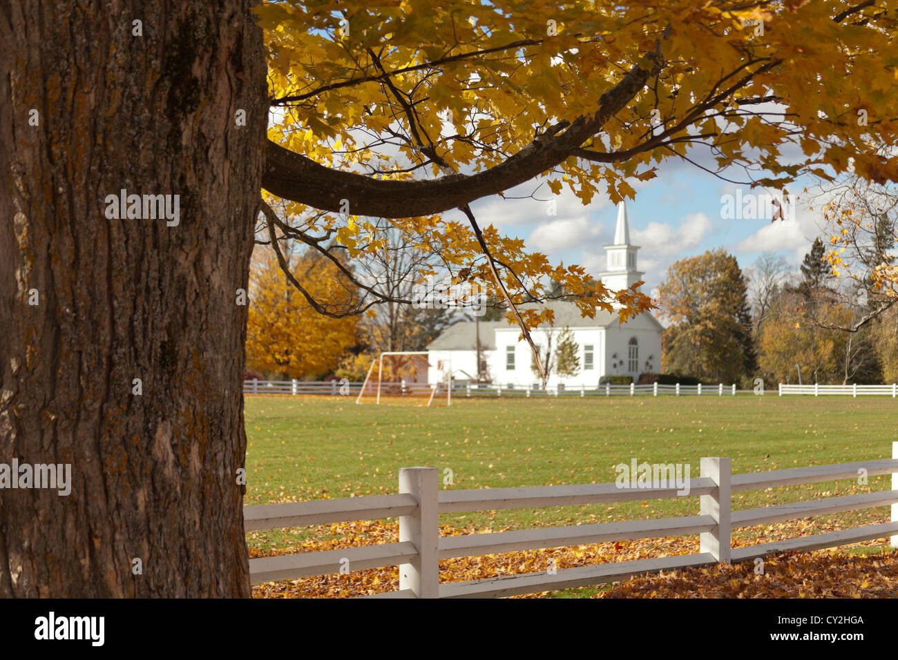 The common at Craftsbury Common Vermont Stock Photo Alamy