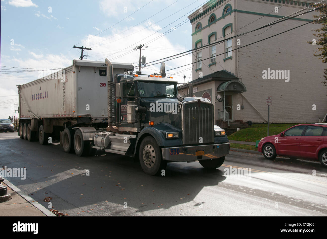 Freight truck small town hi-res stock photography and images - Alamy