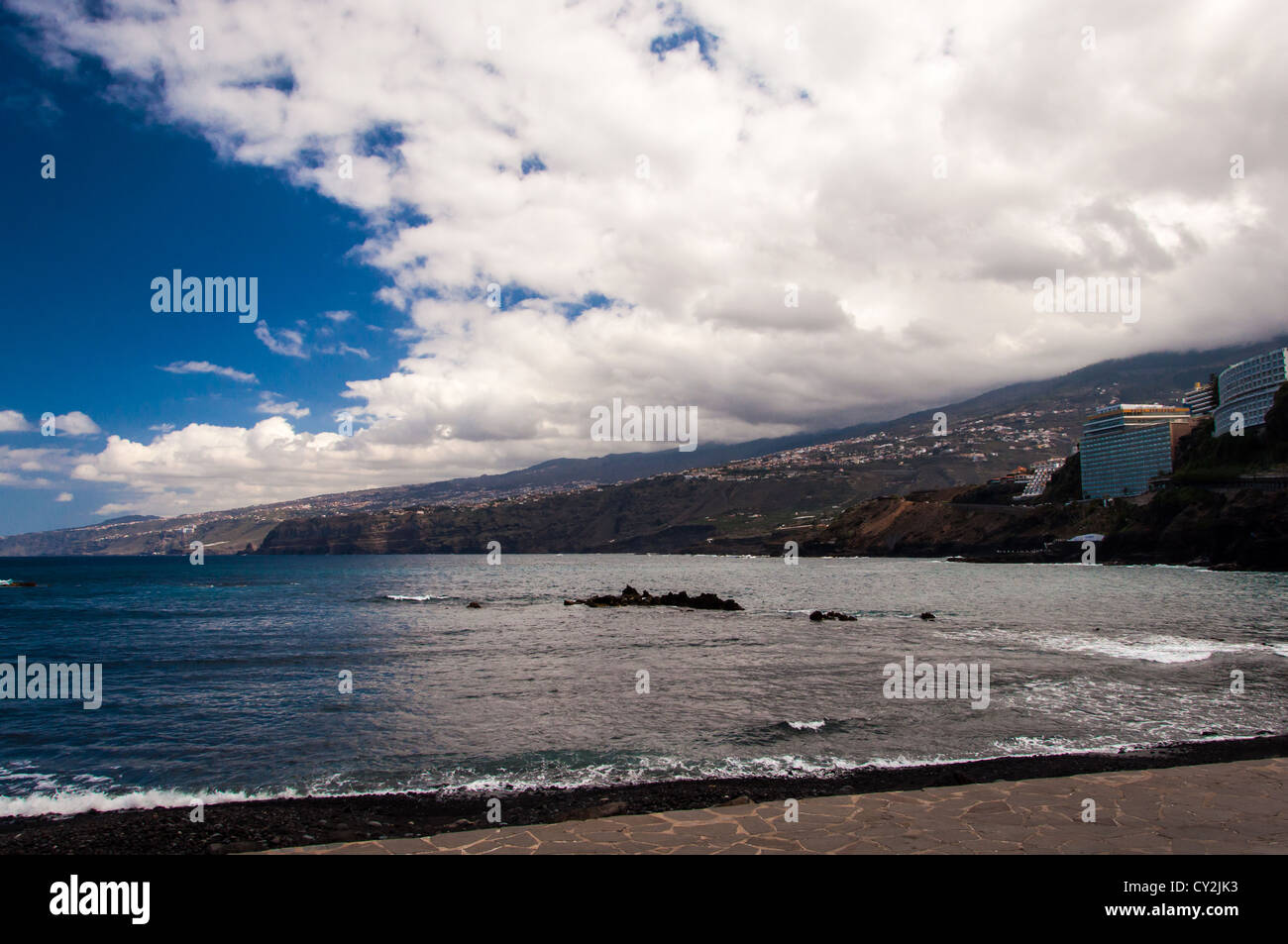 Landscape in Tenerife, Spain Stock Photo