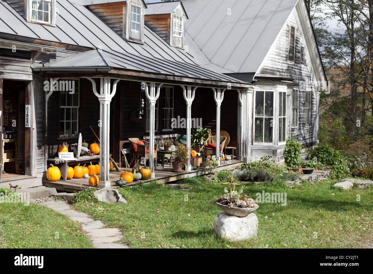 Wood's Cider Mill, Springfield, Vermont, USA Stock Photo Alamy