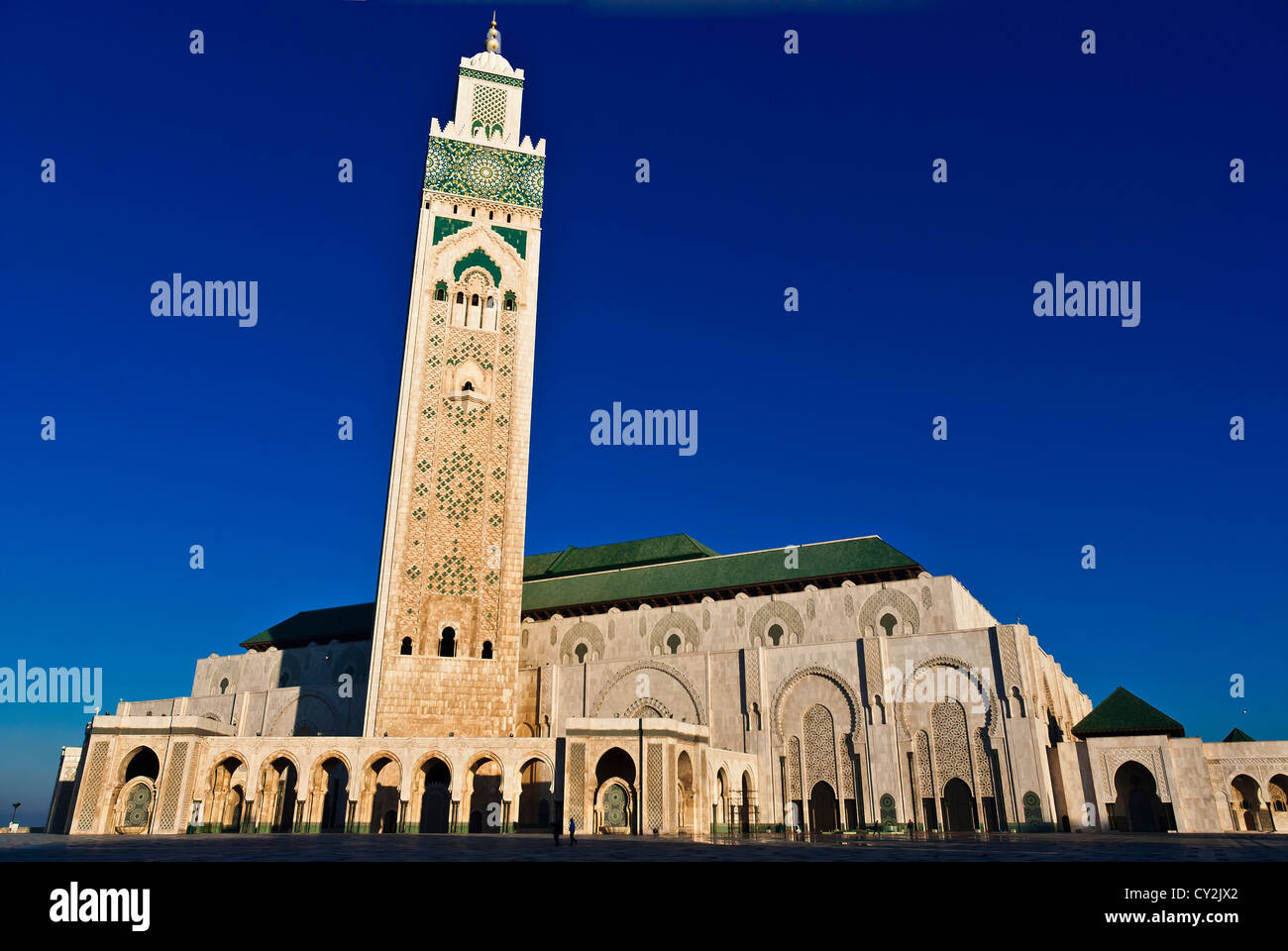 King Hassan II Mosque, Casablanca, Morocco Stock Photo