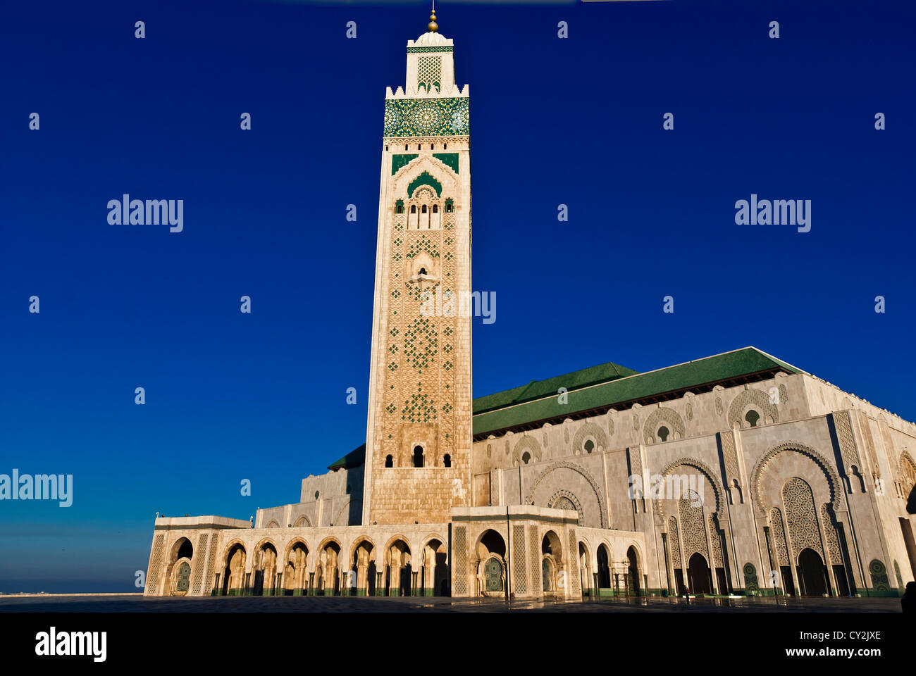 King Hassan II Mosque, Casablanca, Morocco Stock Photo