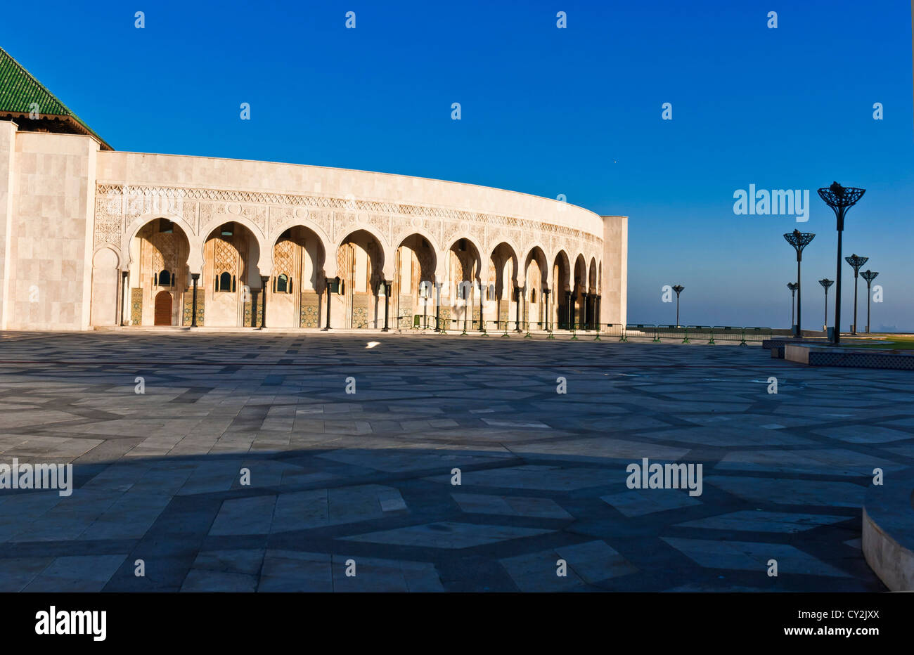 King Hassan II Mosque, Casablanca, Morocco Stock Photo
