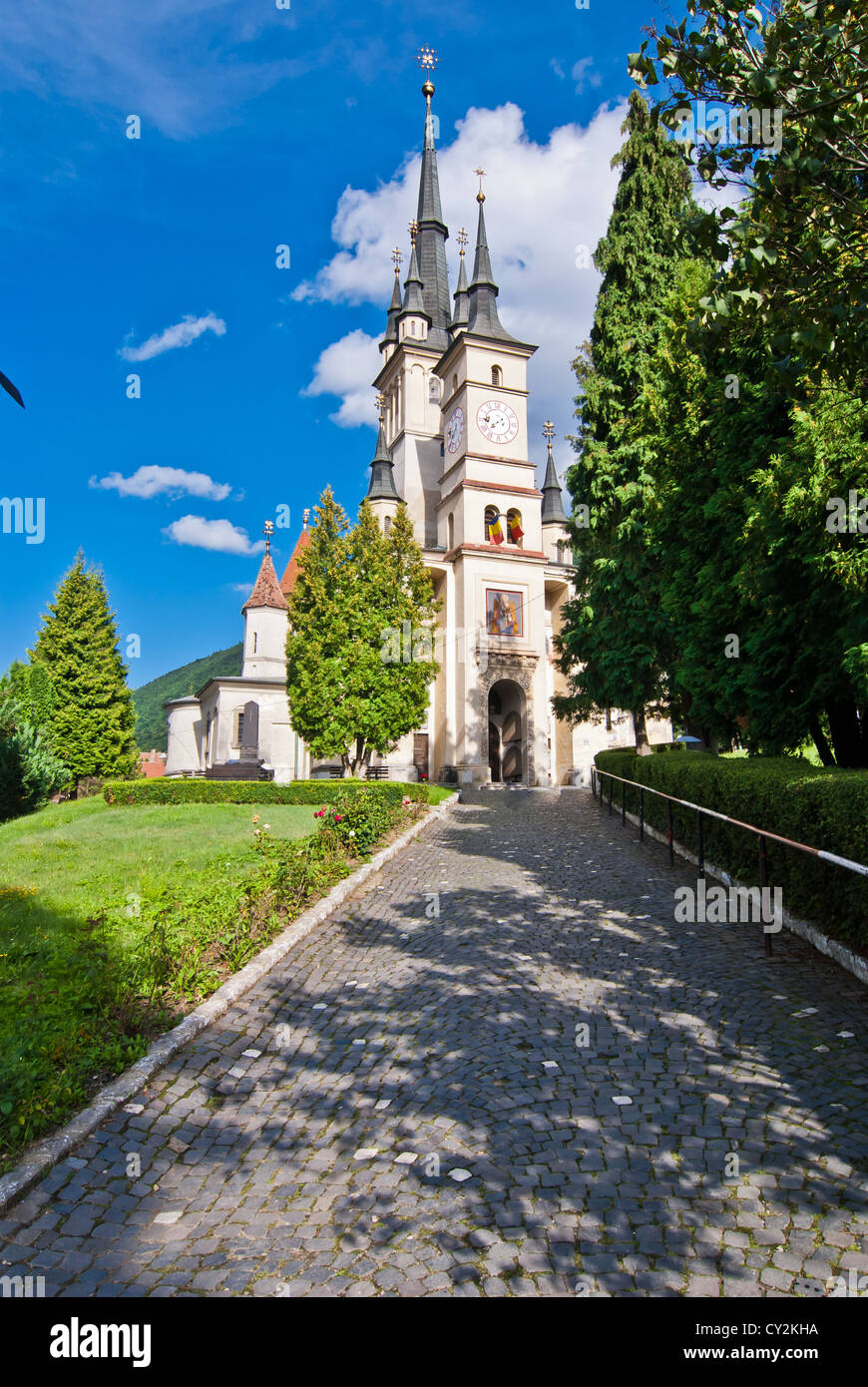 Saint Nicholas Church, Brasov Stock Photo