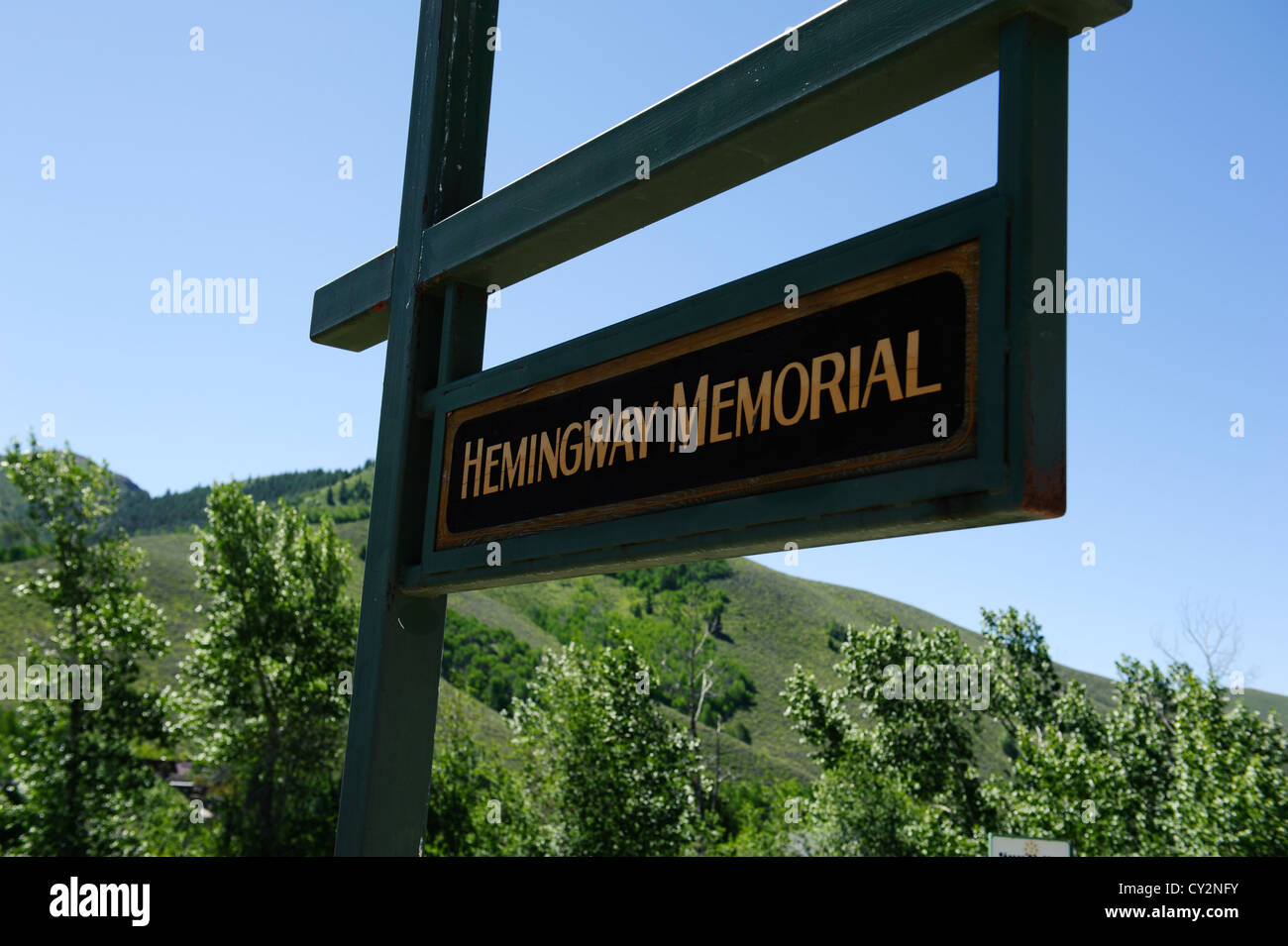 Hemingway Memorial near Sun Valley, Idaho, located on a section of