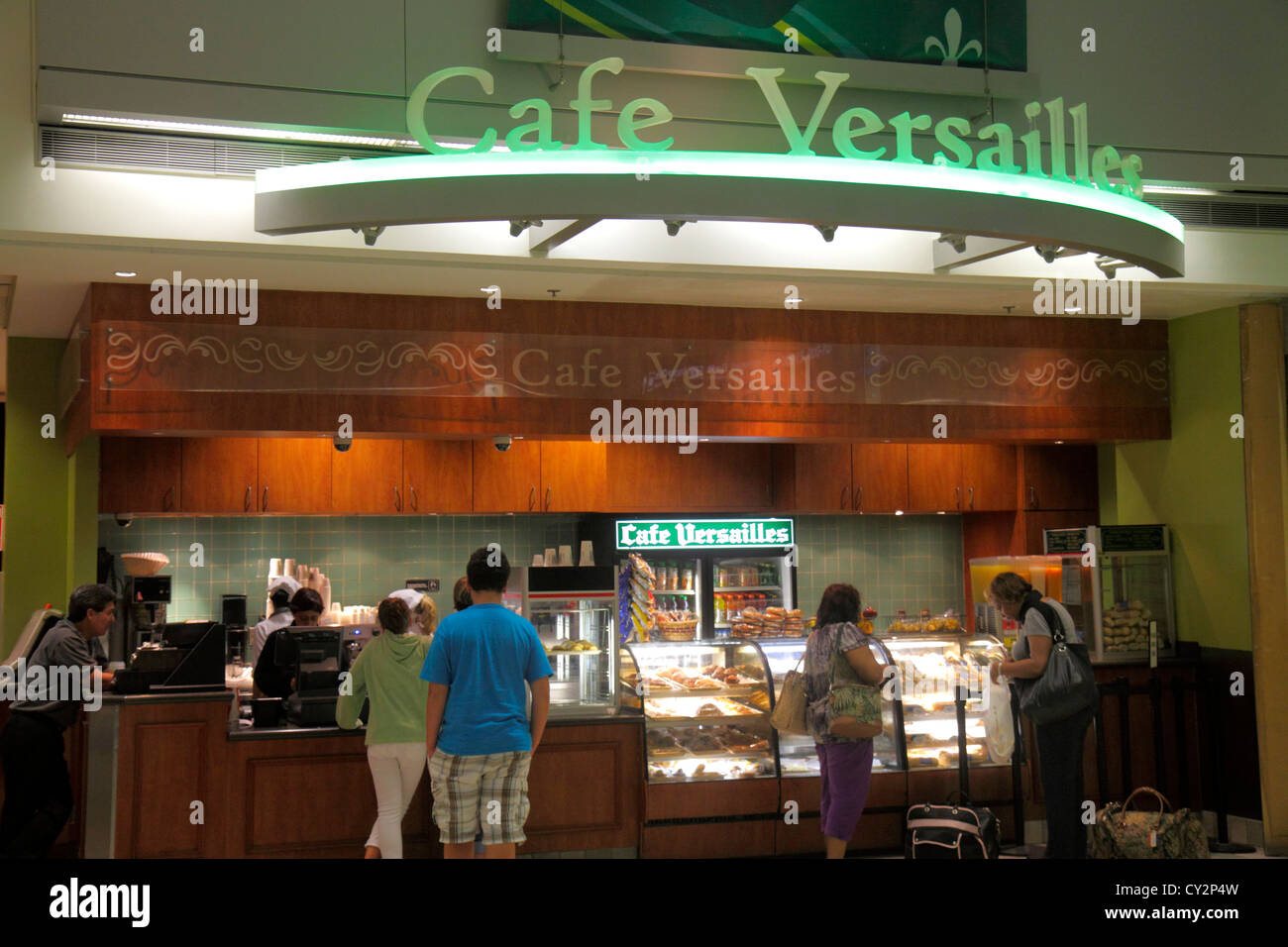 Miami Florida International Airport MIA,terminal,gate,Cafe Versailles