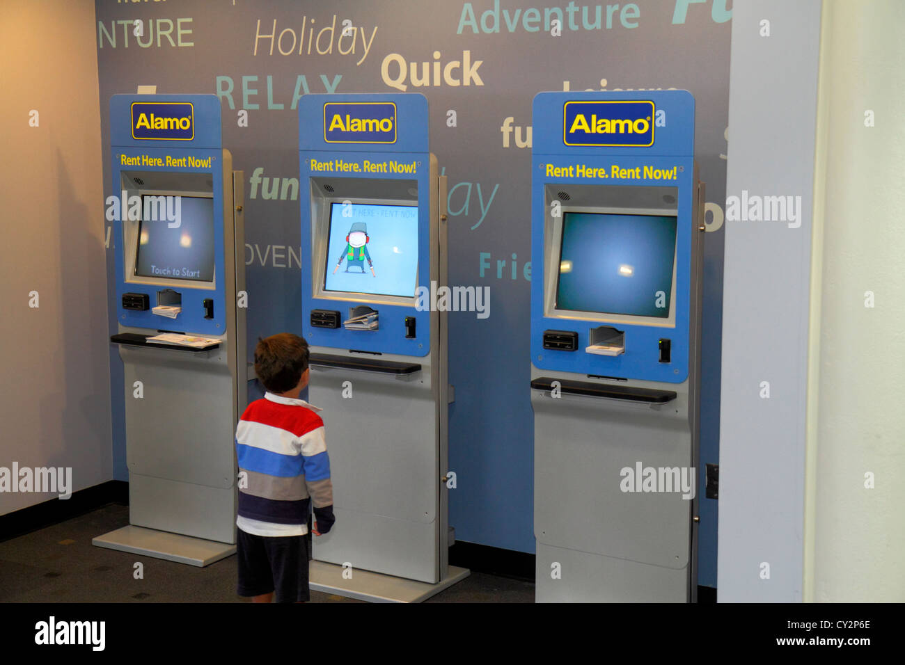 Boston Massachusetts,Logan International Airport,BOS,Alamo car cars rental,rent,self service