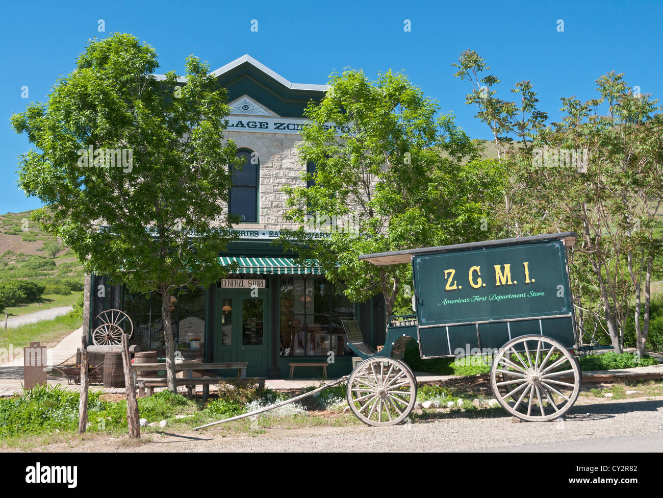 Utah, Salt Lake City, "This Is The Place" Heritage Park, ZCMI Zion's