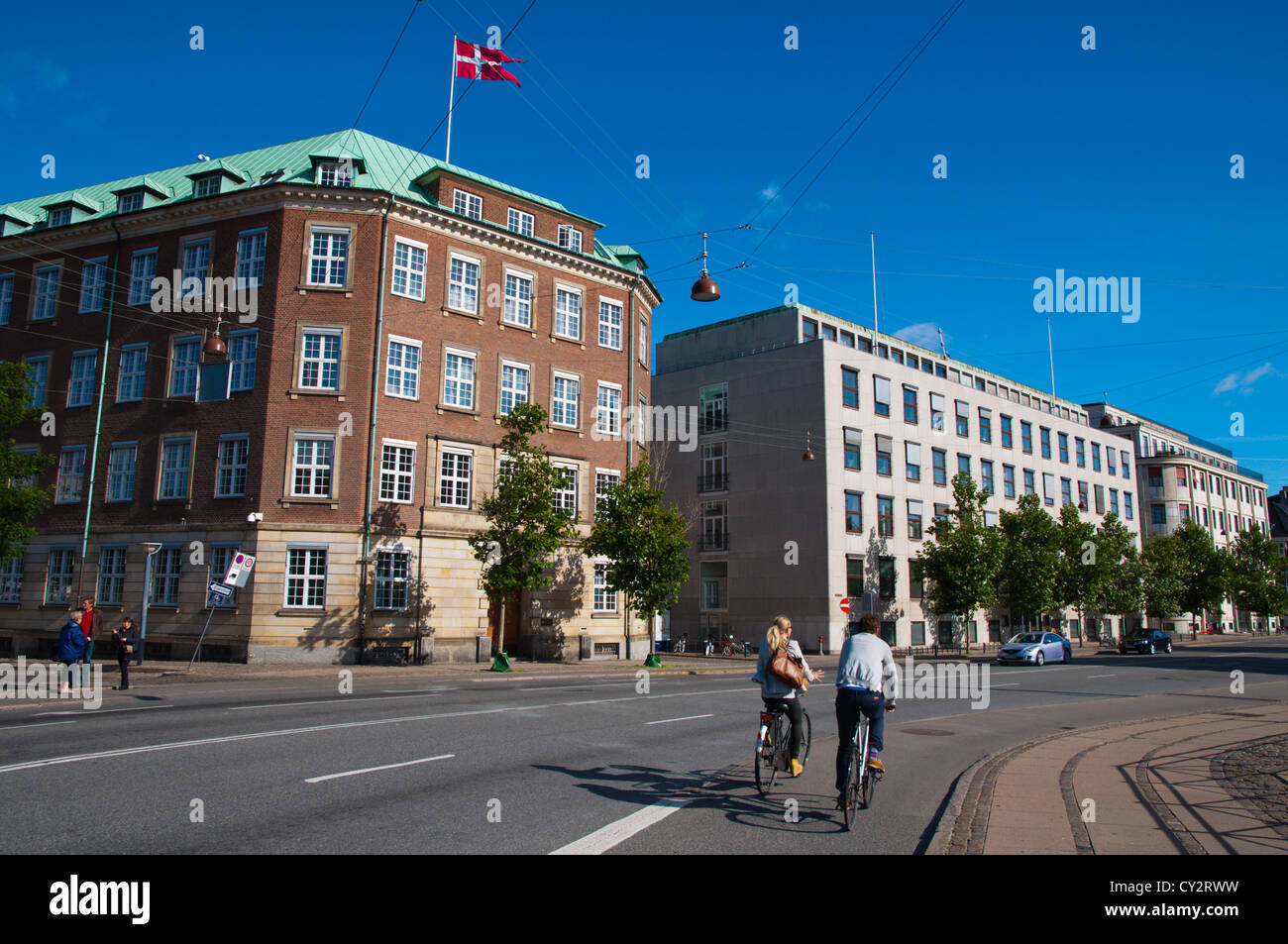 Holmens Kanal street central Copenhagen Denmark Europe Stock Photo