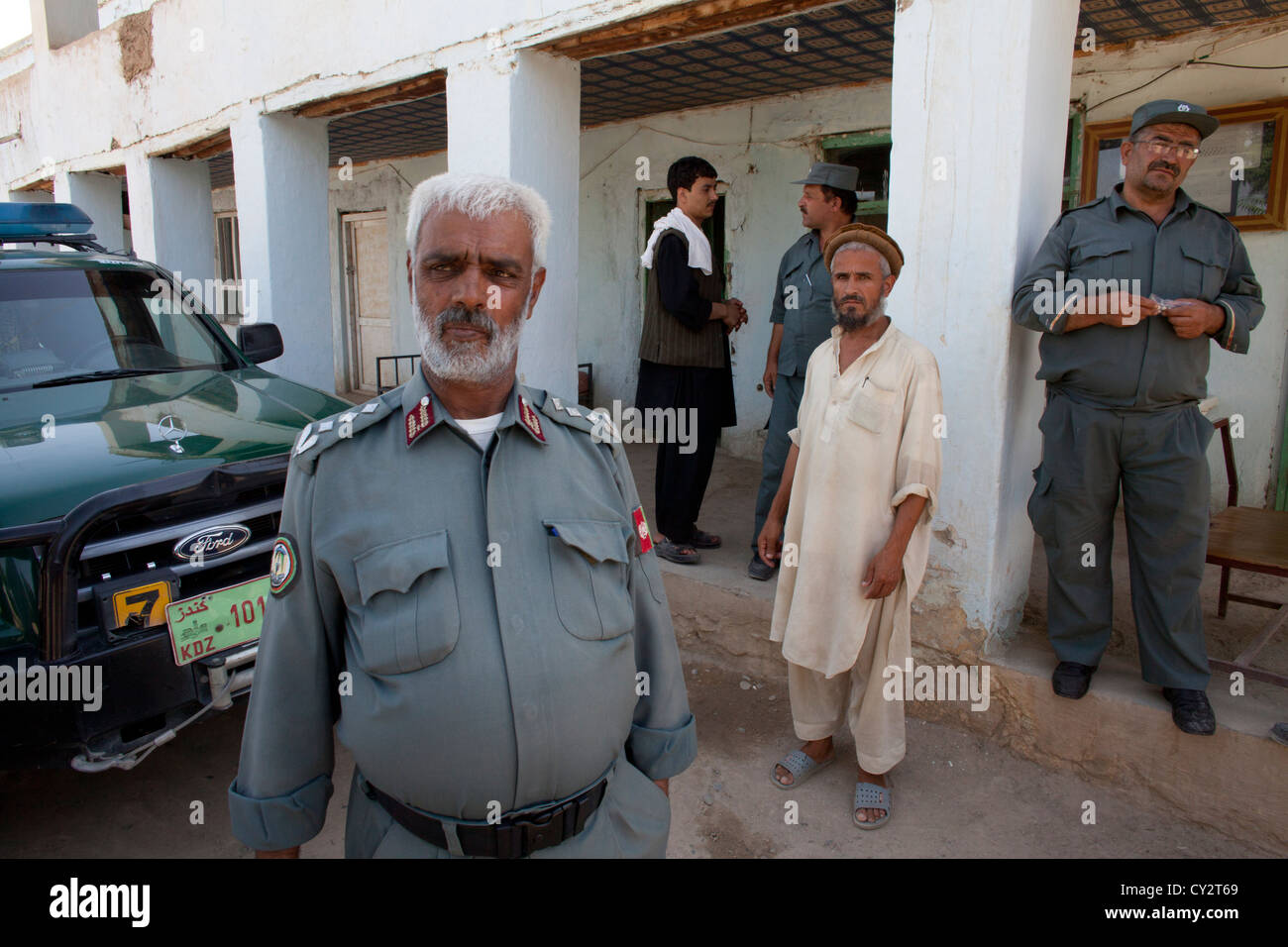 Male prison in Kunduz, Afghanistan Stock Photo