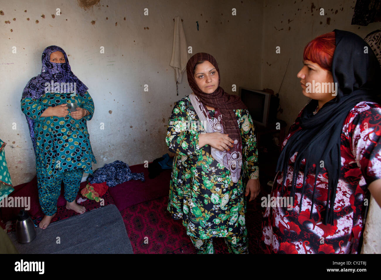 female prison in Kunduz, Afghanistan. Stock Photo