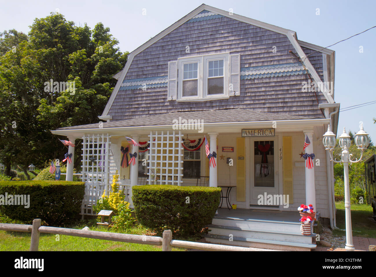 Massachusetts Cape Cod Hyannis Ocean Street cedar shingles house home