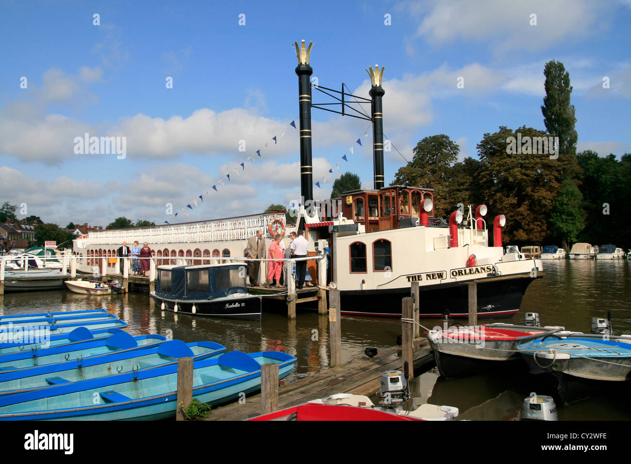 Paddle Boat New Orleans HenleyonThames Oxfordshire England UK Stock Photo Alamy