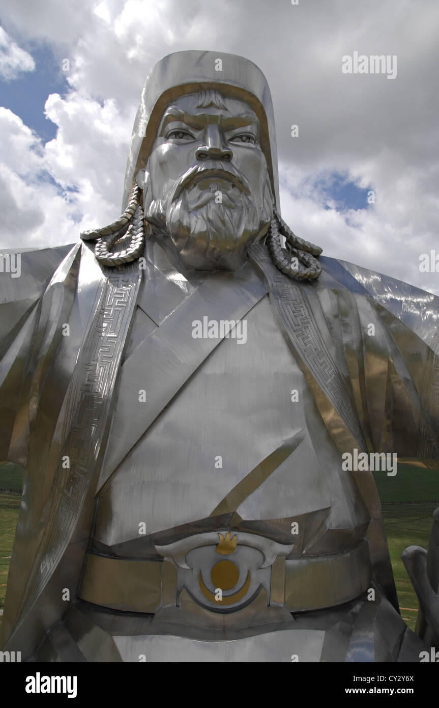 Ghengis Khan Monument, Mongolia Stock Photo