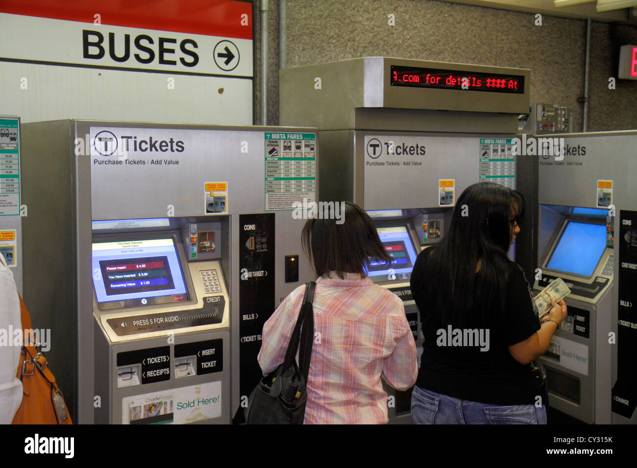 Train Ticket Machine And Usa High Resolution Stock Photography and