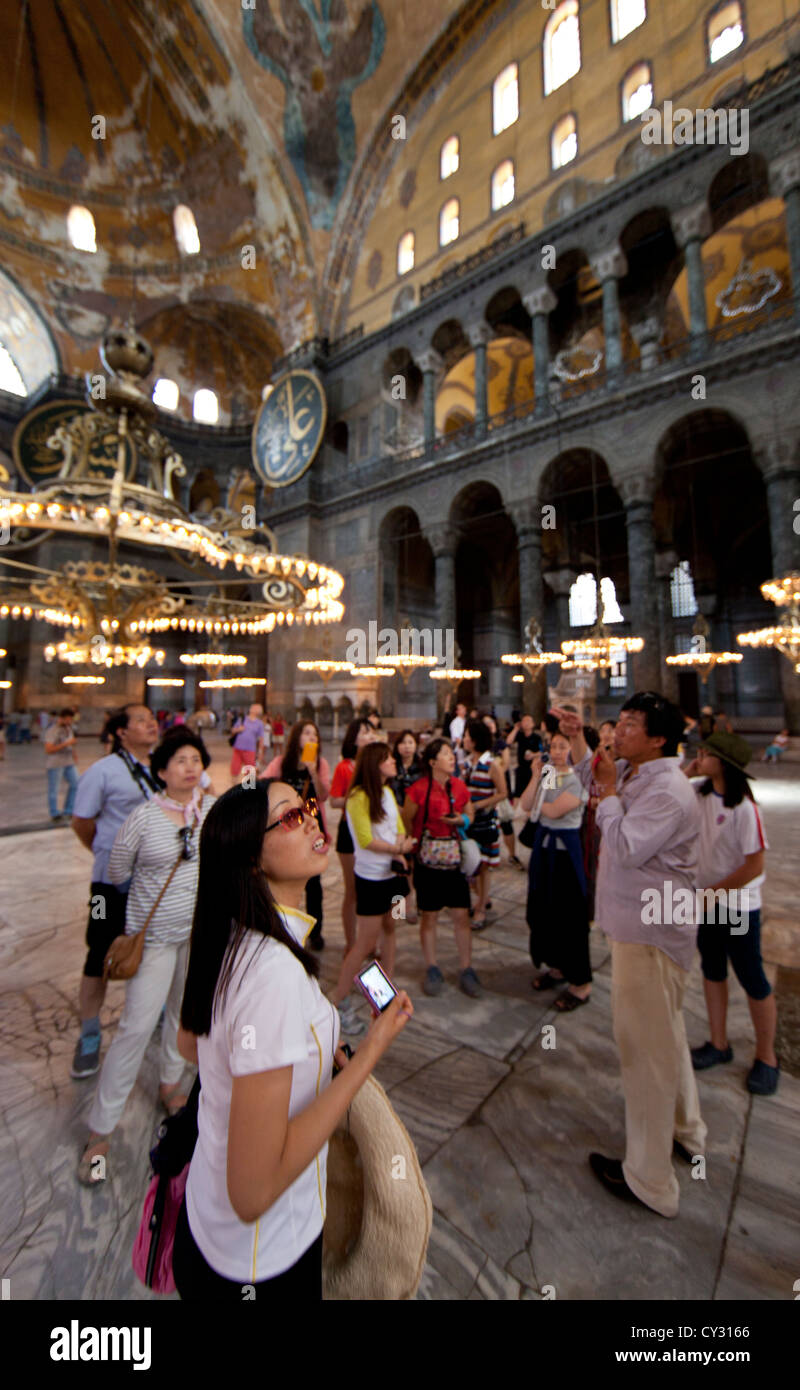 Hagia Sophia (Aya Sophia) in Istanbul Stock Photo