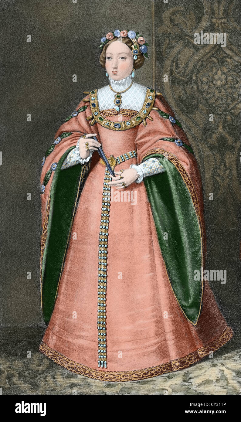 Maria manuela portugal 1527 1545 princess hi-res stock photography and ...