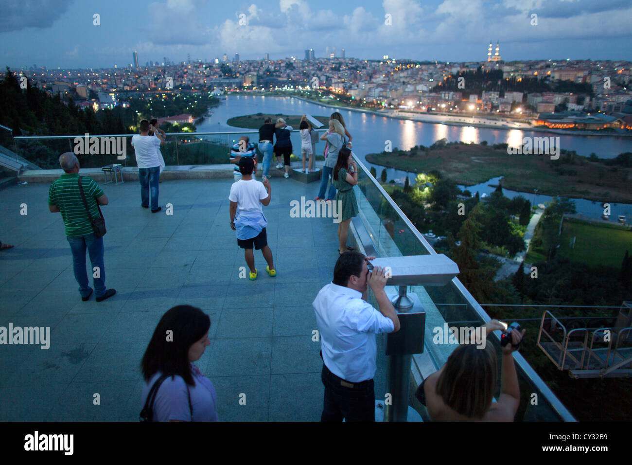 Pierre Loti viewpoint in istanbul Stock Photo
