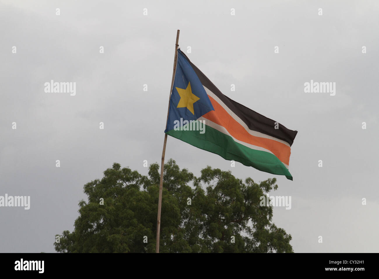 South sudan flag hi-res stock photography and images - Alamy