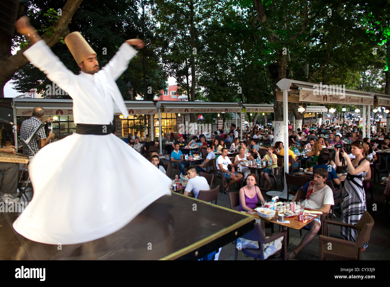 Dance of the Derwisj, istanbul Stock Photo