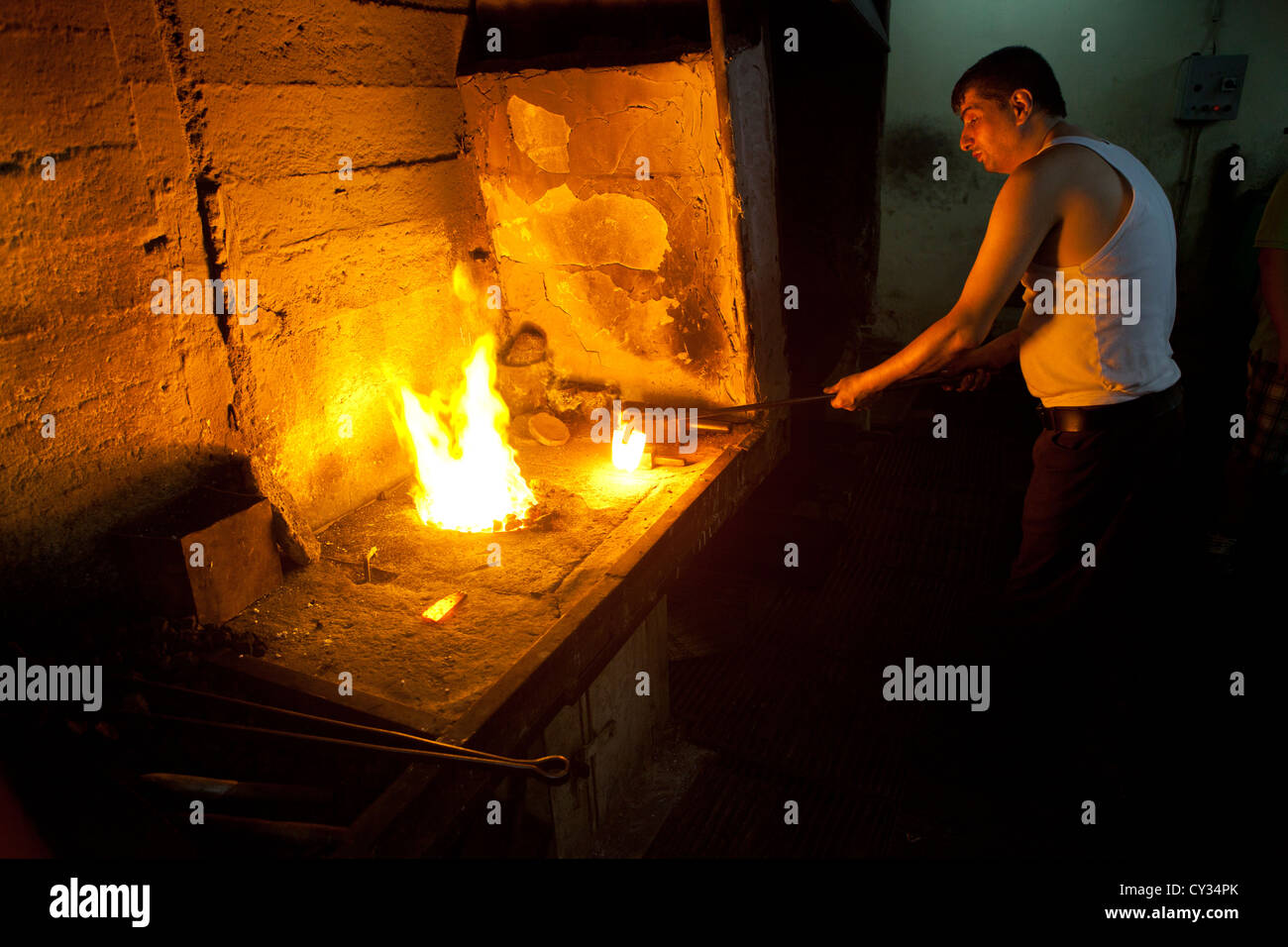 blacksmith in Istanbul Stock Photo