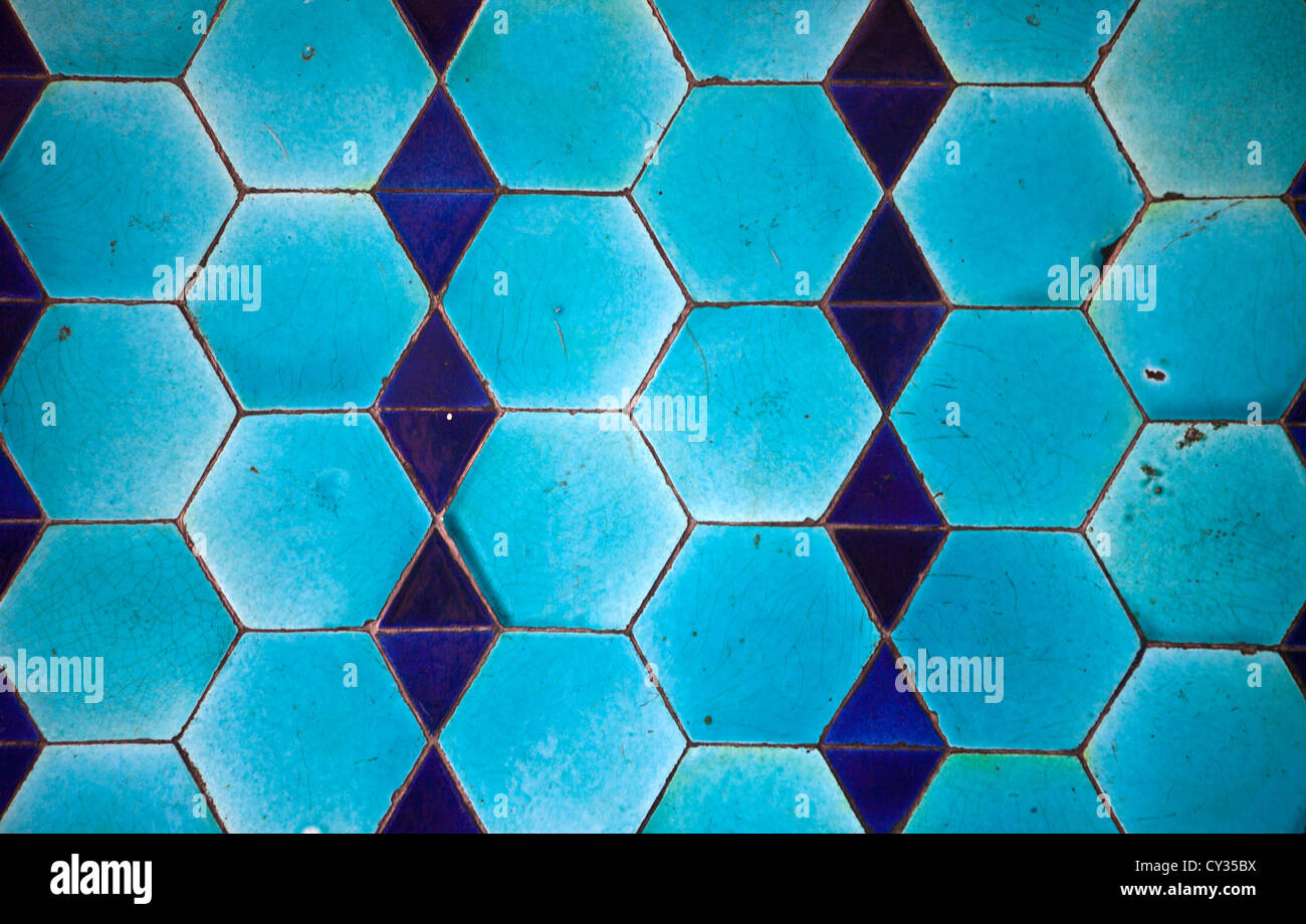 Blue decorative tiles hires stock photography and images Alamy