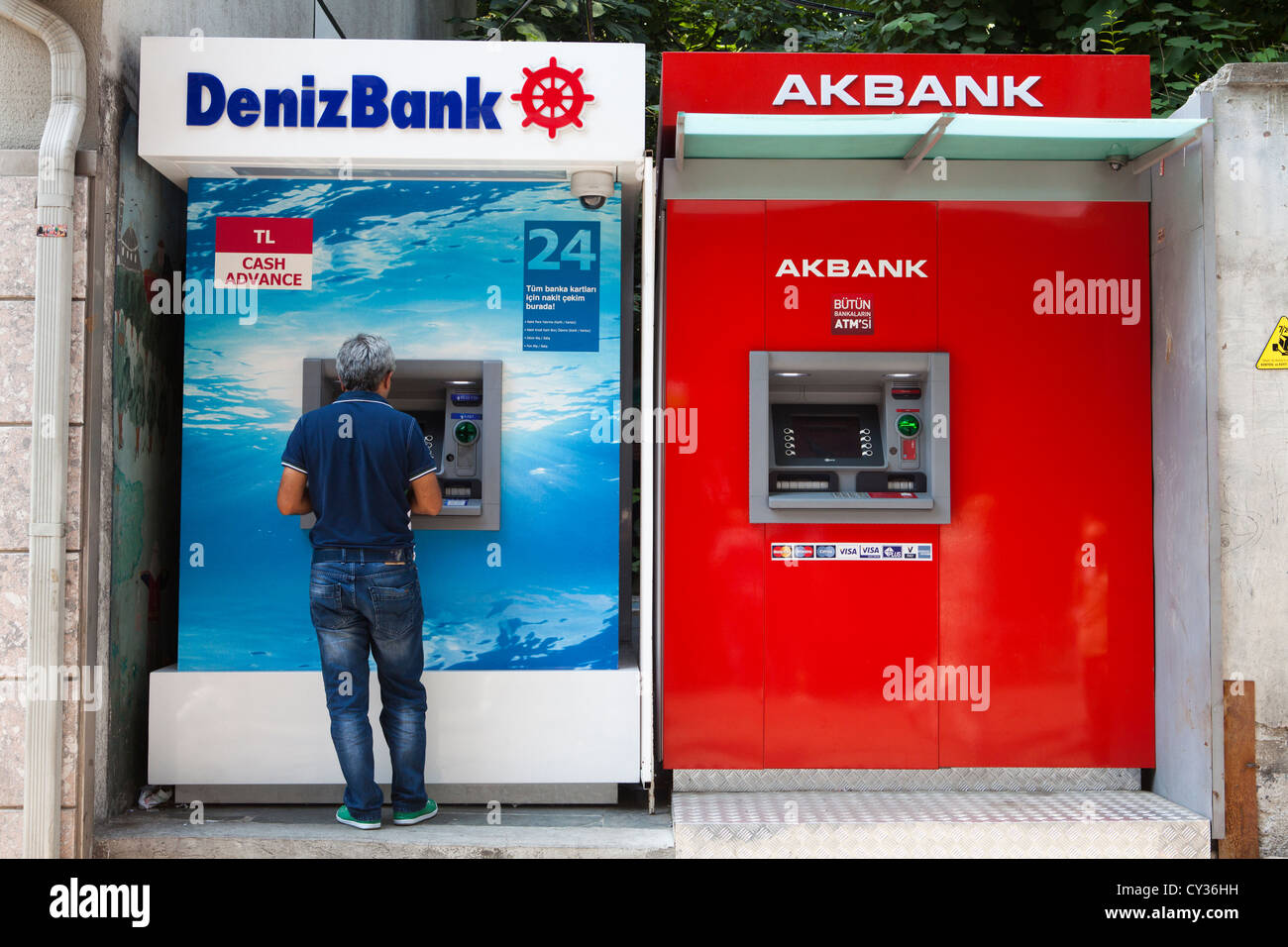 ATM, istanbul Stock Photo