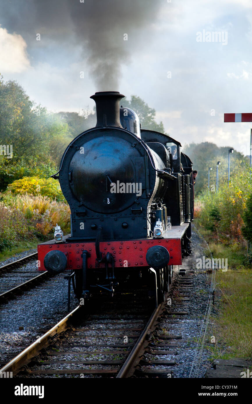 LMS Class 3F 'Jinty', 47324 at Ramsbottom Station, lancashire, UK Stock Photo