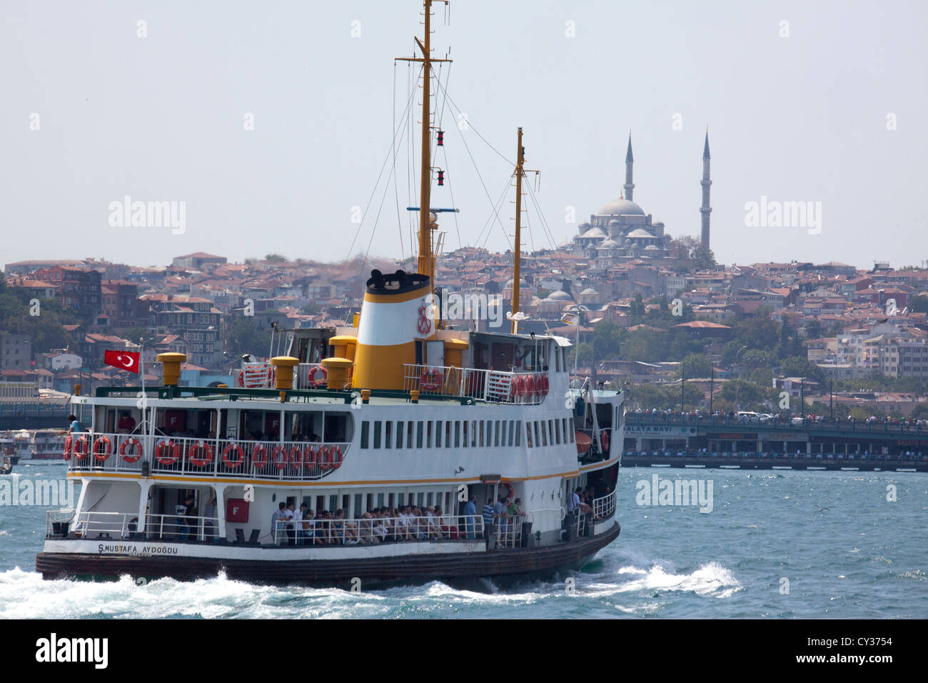 ferry on the Bosphorus, istanbul Stock Photo - Alamy