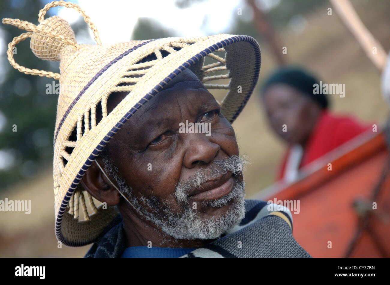 elderly-man-wearing-traditional-hat-and-basotho-blanket-CY37BN.jpg