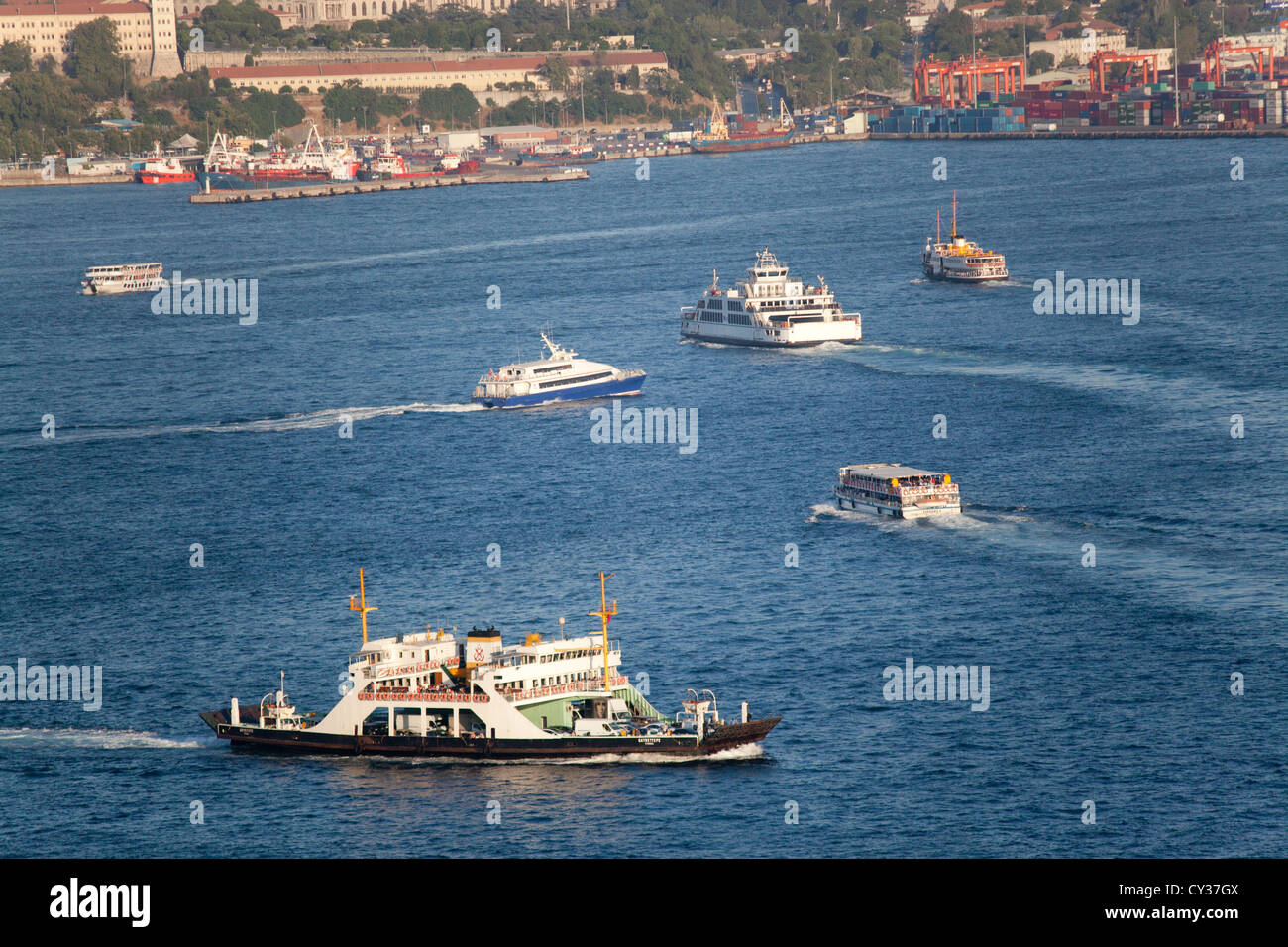 ferry on the Bosphorus, istanbul Stock Photo - Alamy