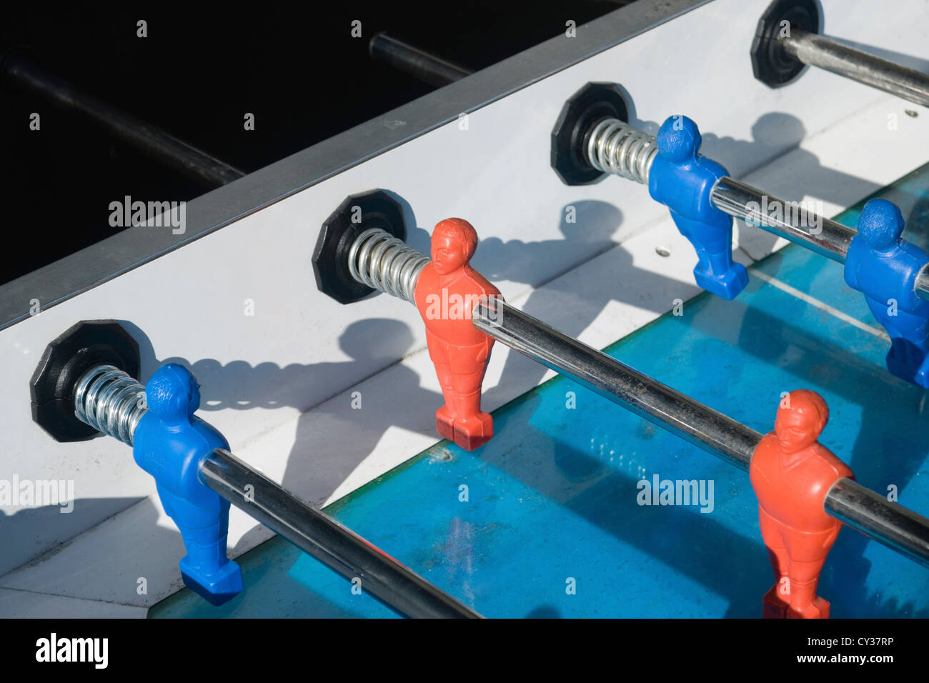 vintage football table game Stock Photo Alamy