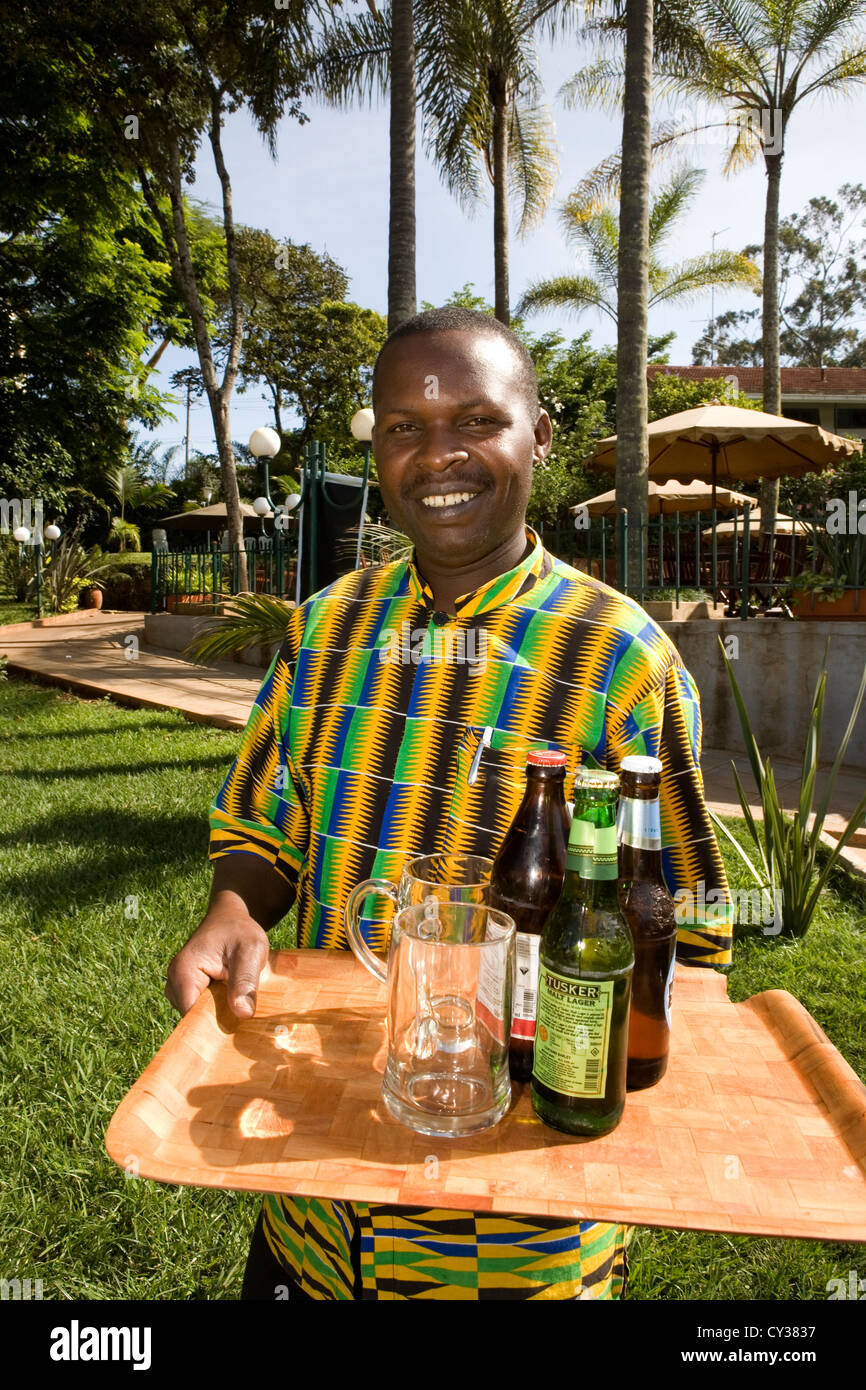 African waiter in hotel kenya hires stock photography and images Alamy