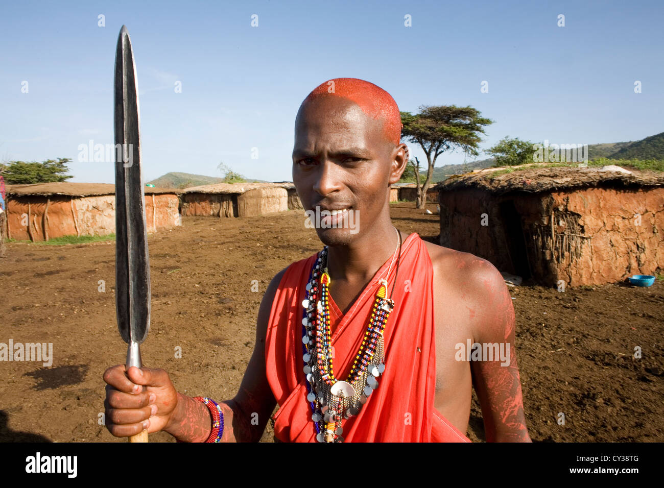 African tribe face paint hi-res stock photography and images - Alamy