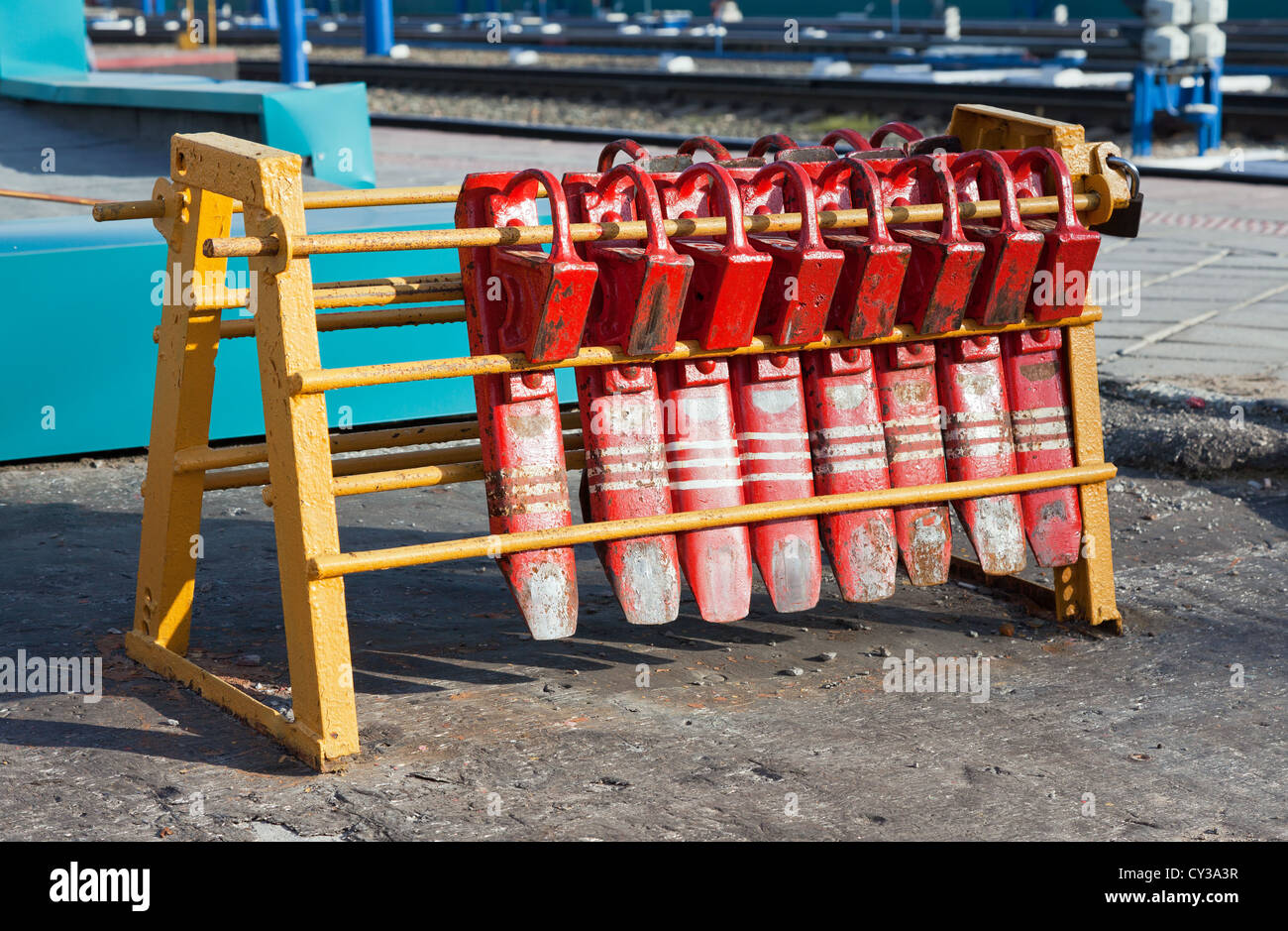 Стеллаж для хранения тормозных горочных башмаков. 1051. 000сб. 00. Стеллаж для башмаков.