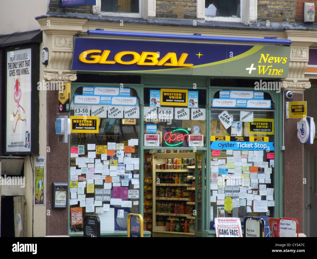 Newsagents Shop, Stratford, London, England Stock Photo Alamy