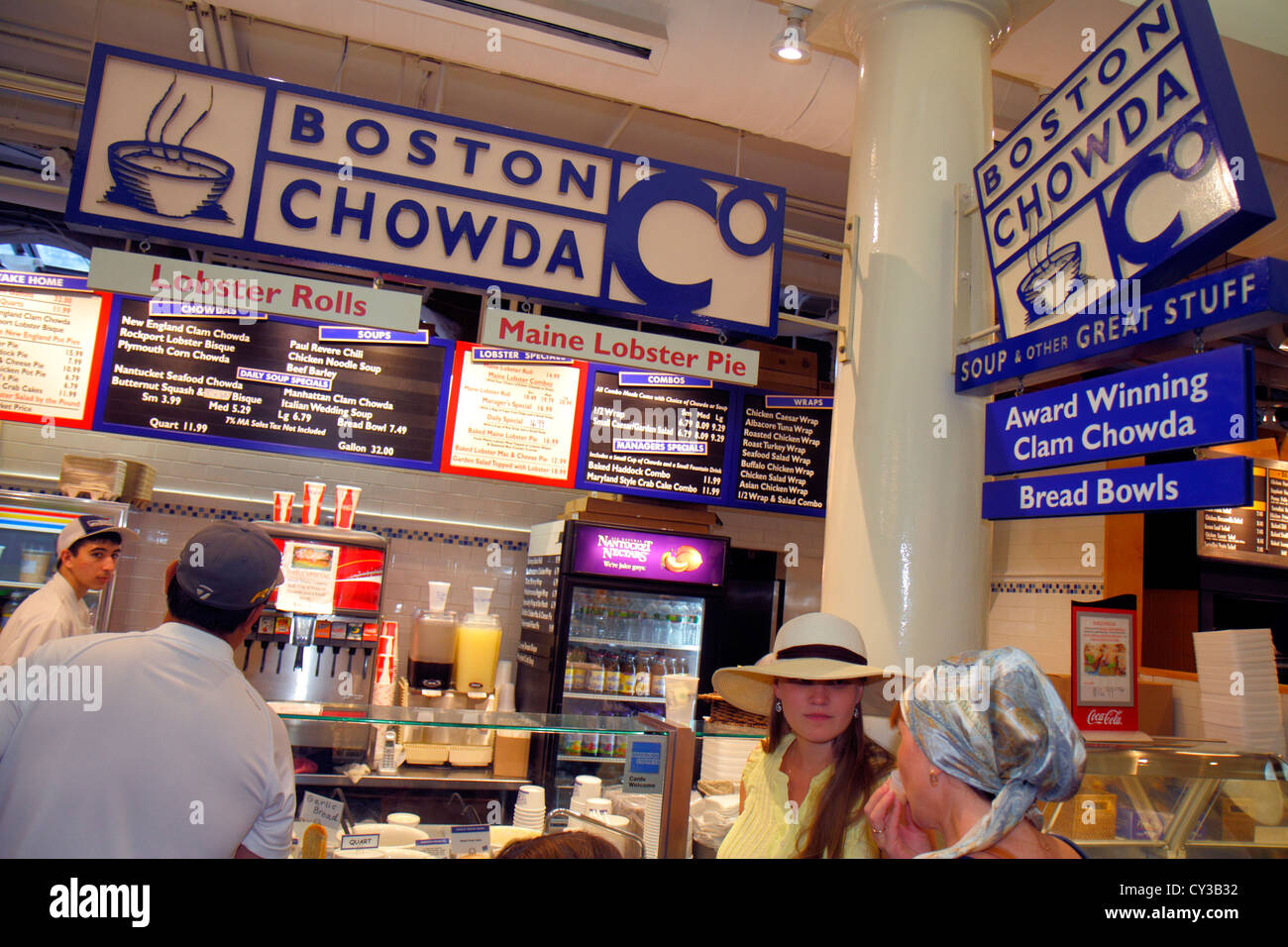 Boston Massachusetts Faneiul Hall Marketplace Quincy Market business