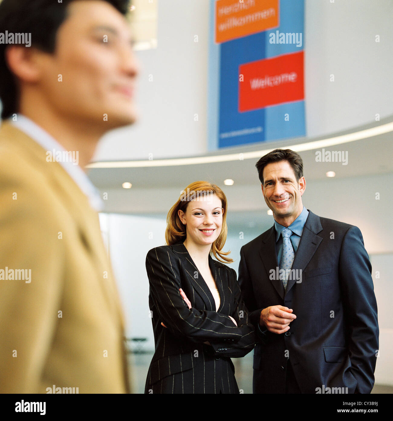 manager business man woman group License free except ads and outdoor billboards Stock Photo