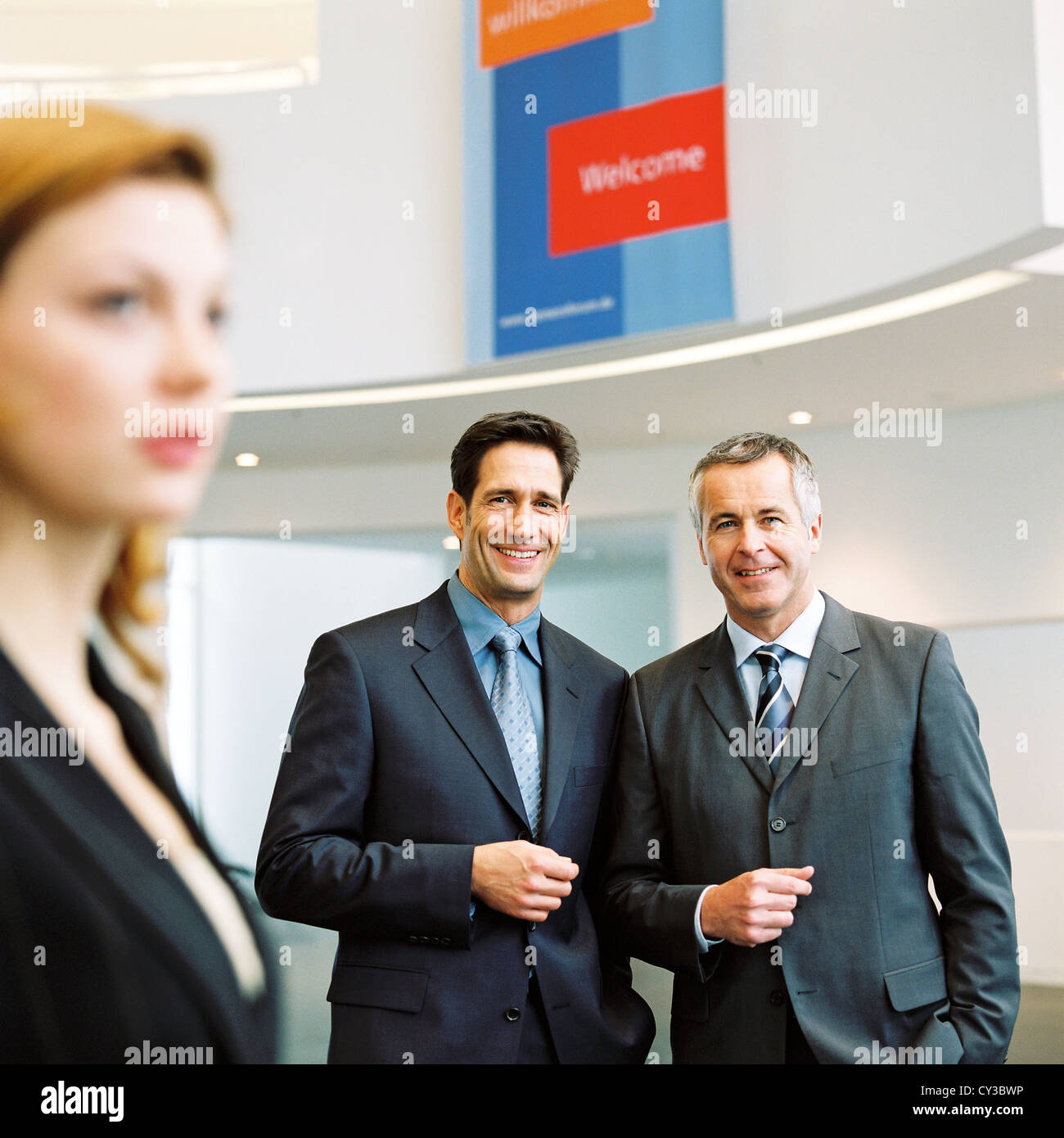 business people License free except ads and outdoor billboards Stock Photo