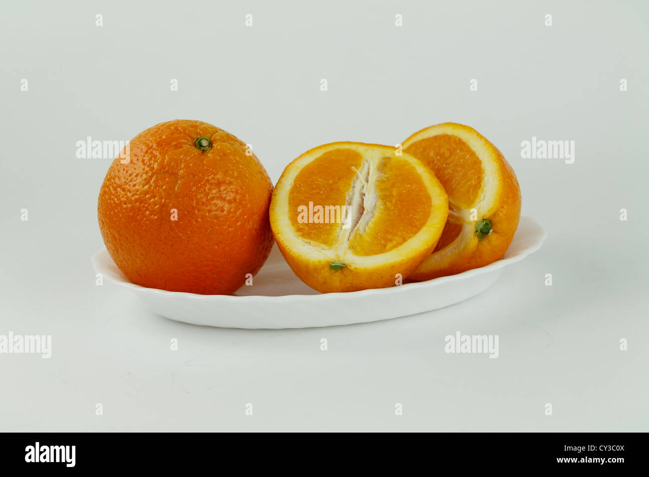 Oranges,ready to eat Stock Photo Alamy