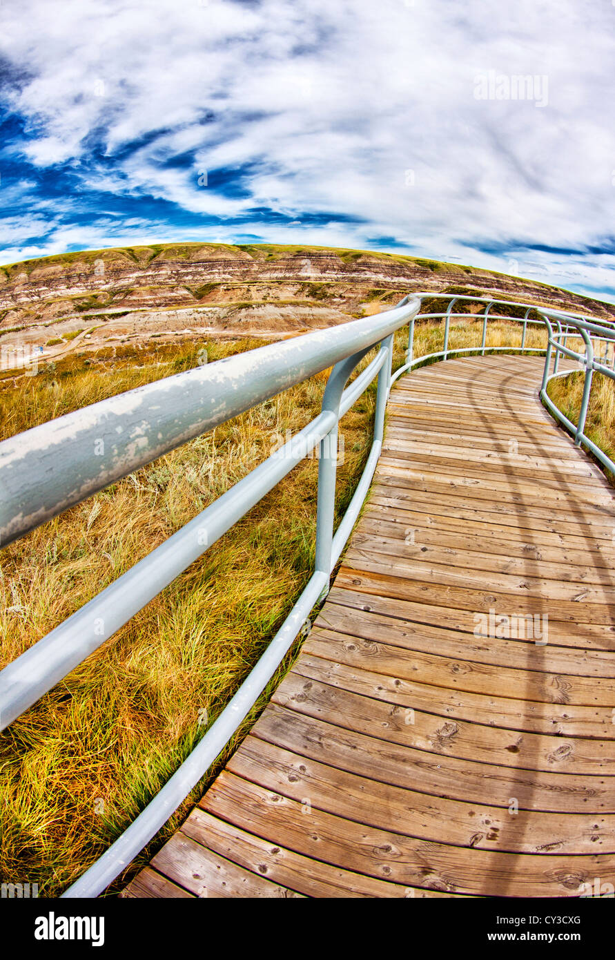 A curved Path Stock Photo